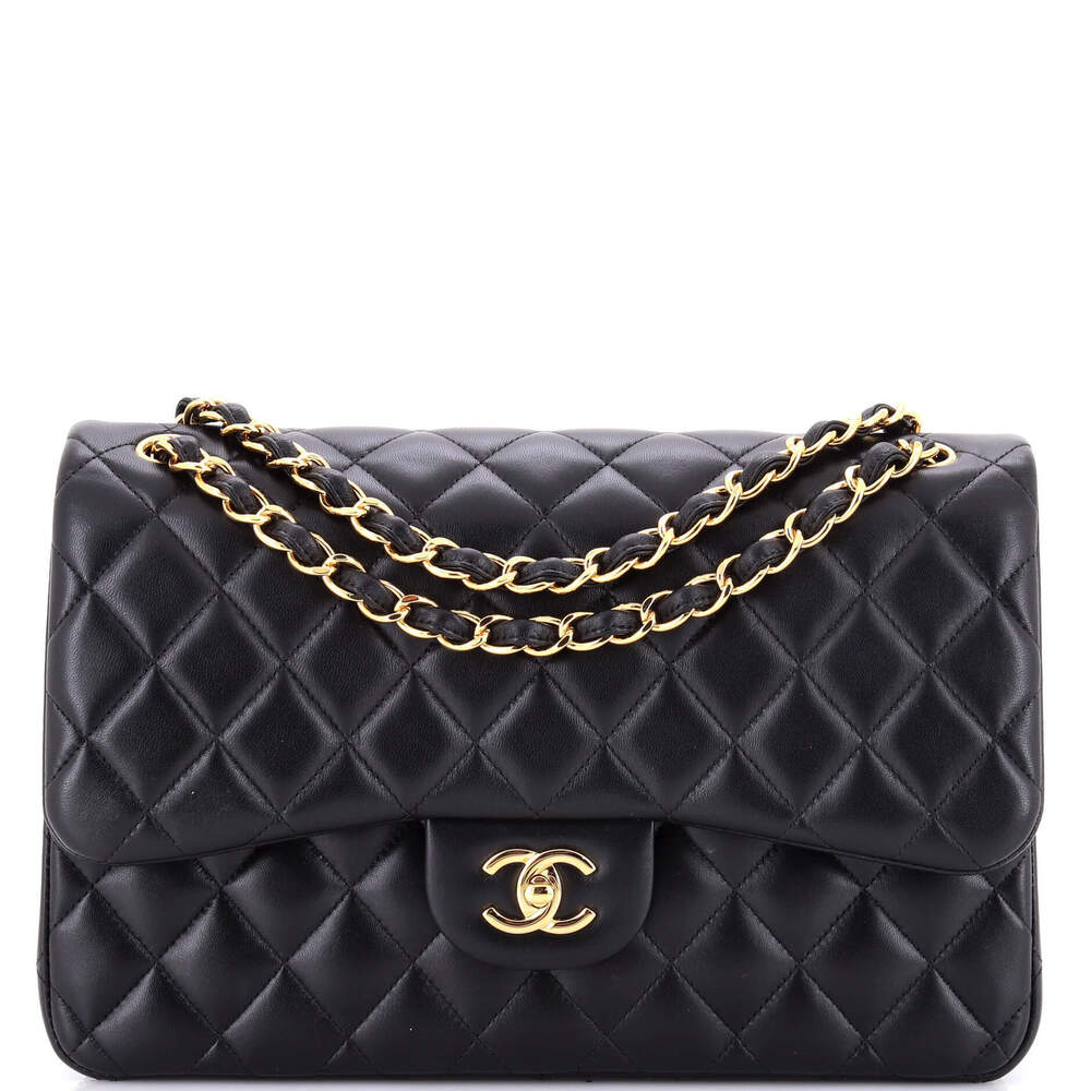 Chanel Jumbo Classic Double Flap Bag Quilted Lambskin